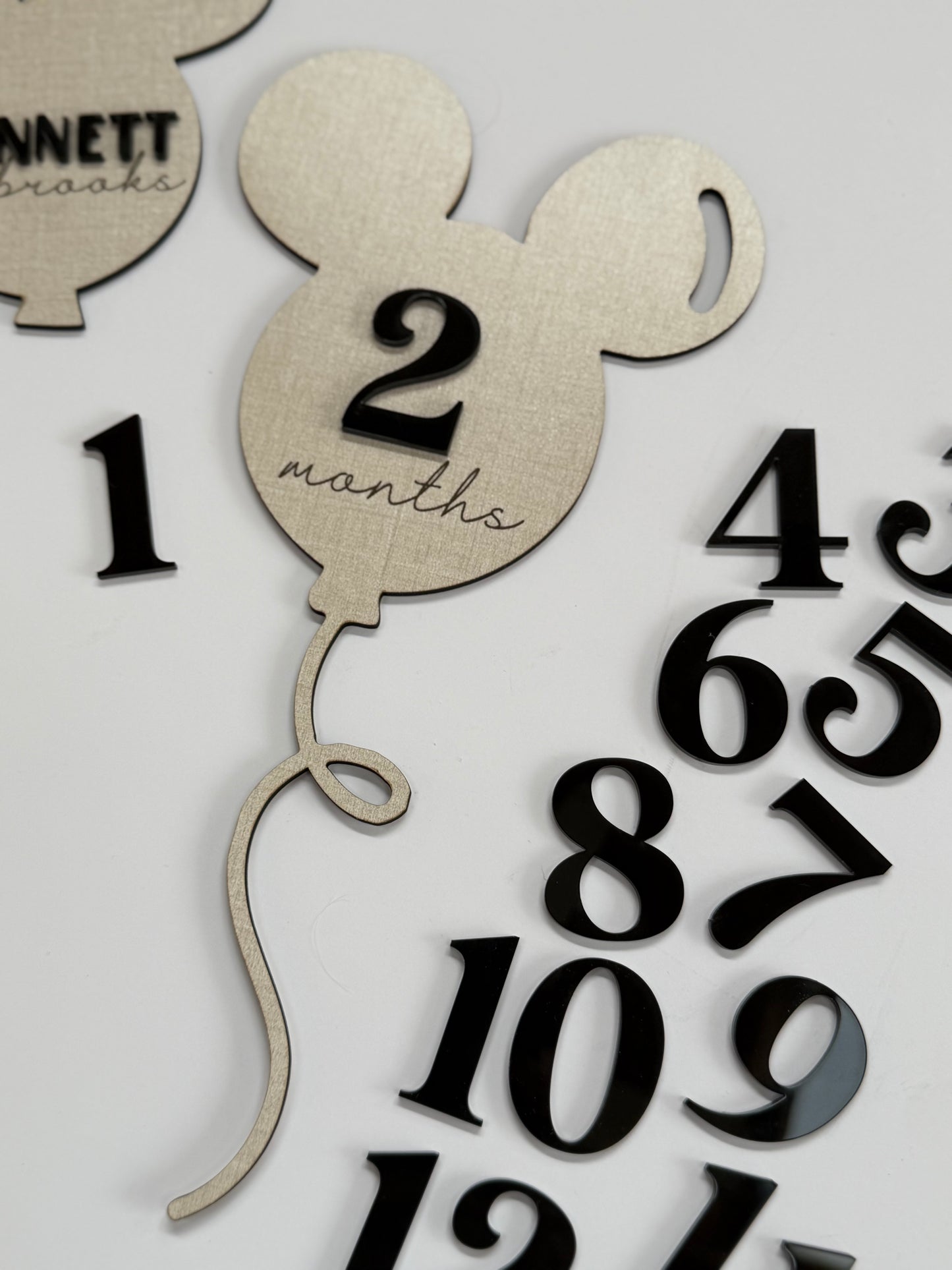 Balloon Monthly Milestone Disc