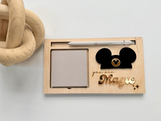 Magic Maker Note Pad + Pen holder