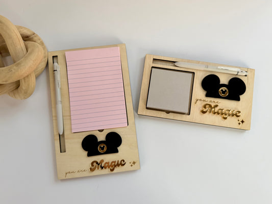 Magic Maker Note Pad + Pen holder
