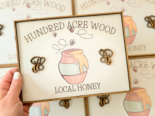 Hundred Acre Wood Honey Pot Decor