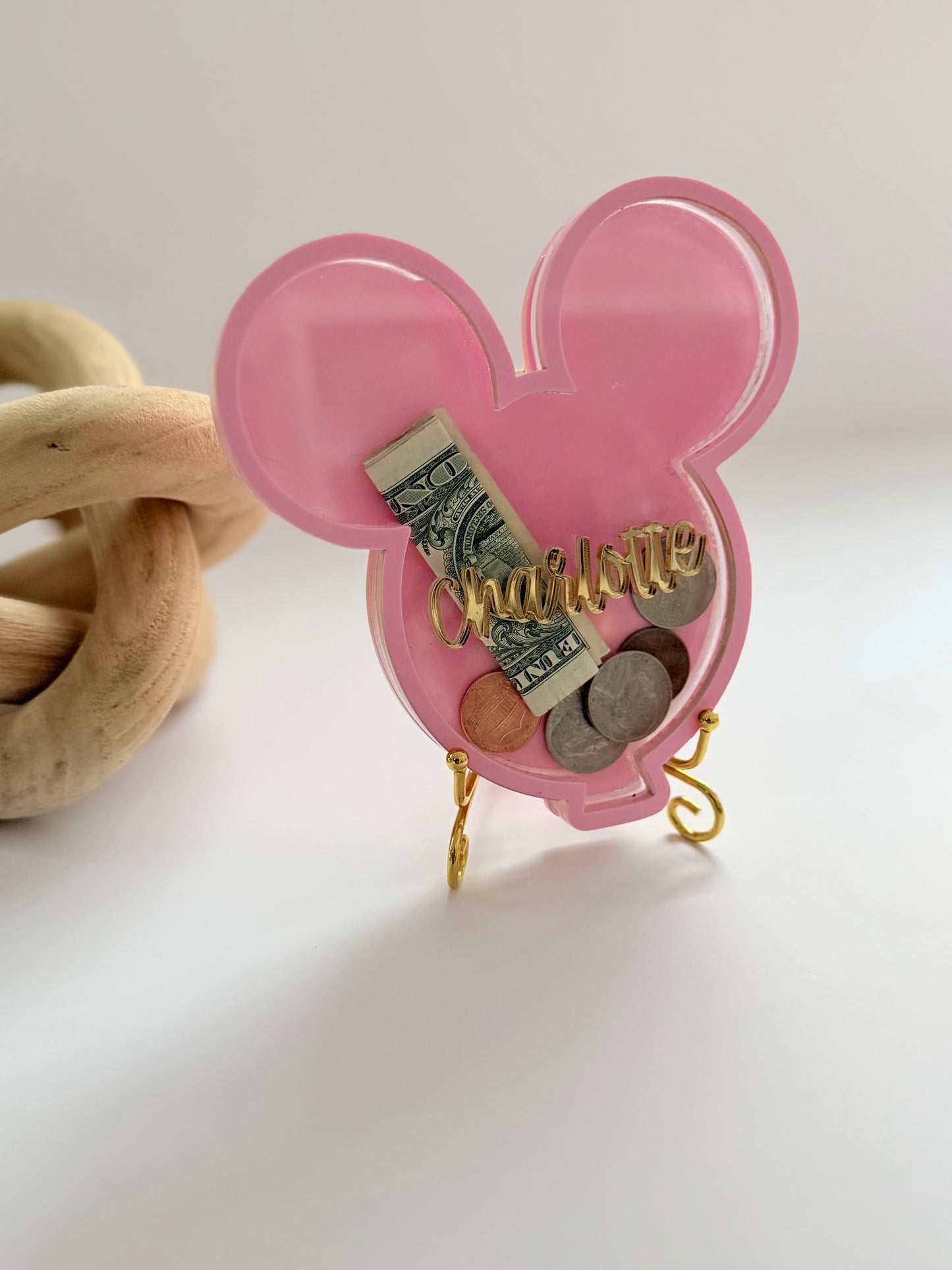 Balloon Piggy Banks – Personalized Money Bank with Easel Stand