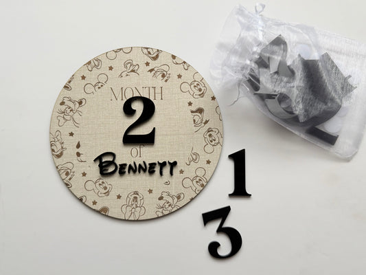 Mickey & Friends Monthly Milestone Disc