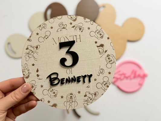 Mickey & Friends Monthly Milestone Disc