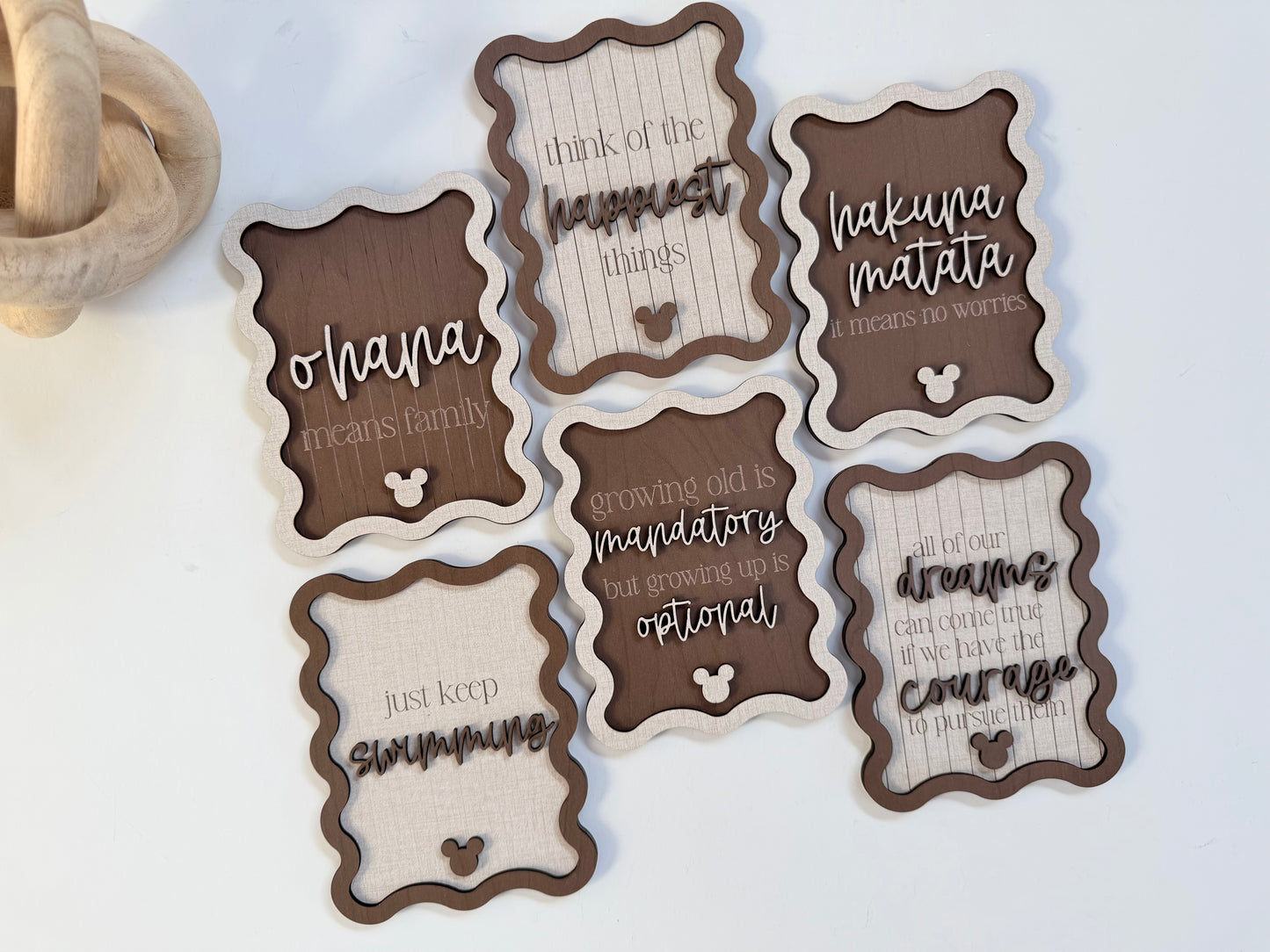 Inspired Quote Decor - Hidden Mouse Gallery Wall