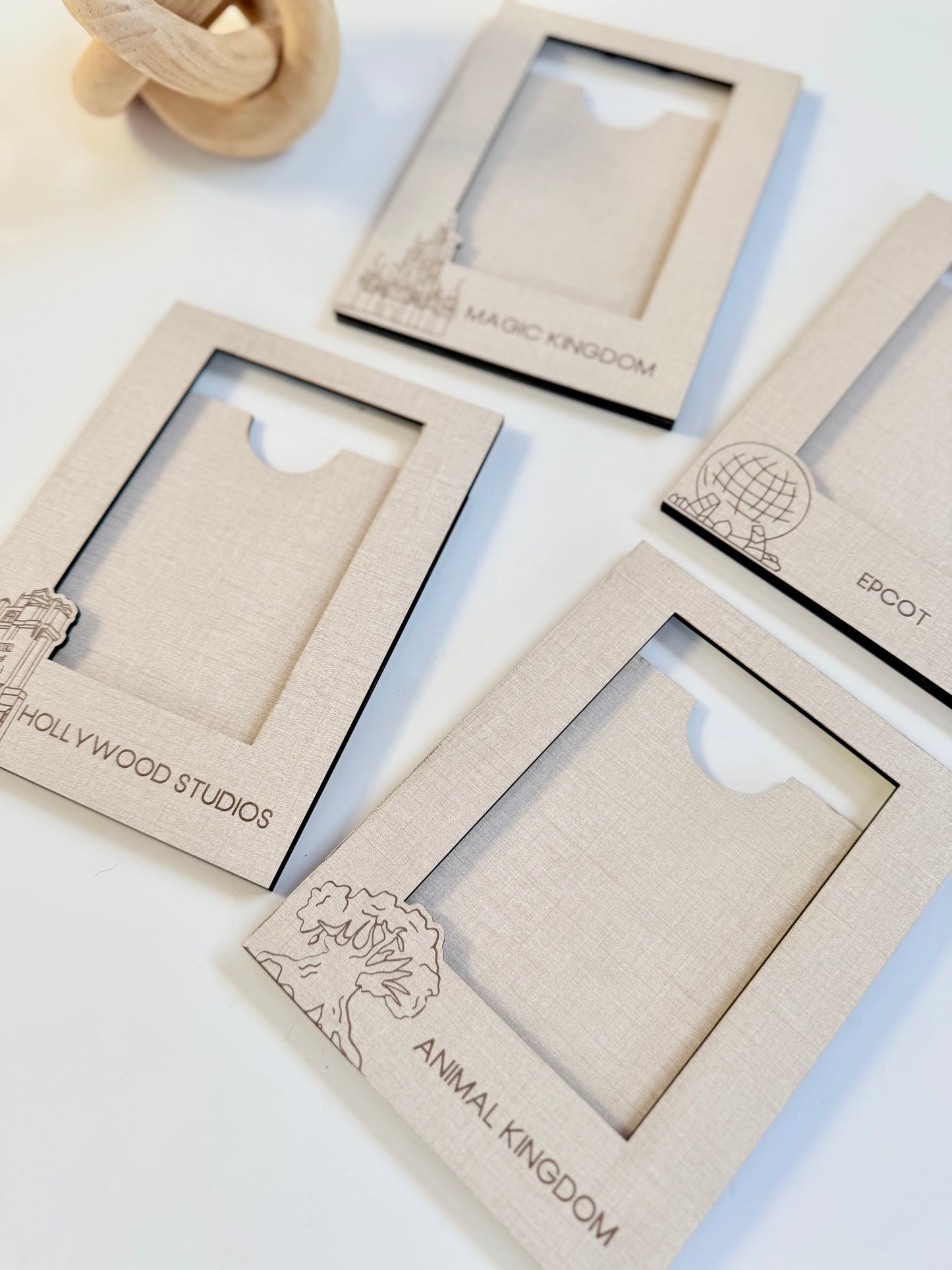 Four Parks Picture Frames, Magic Kingdom, Hollywood Studios, Animal Kingdom, EPCOT, Gallery Wall Frames, Character Autograph Souvenir