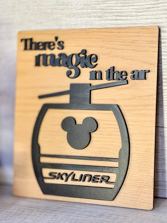 Magical Skyliner Wall Art - "There's Magic in the Air"