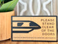 Monorail Wall Art - "Please stand clear of the doors"