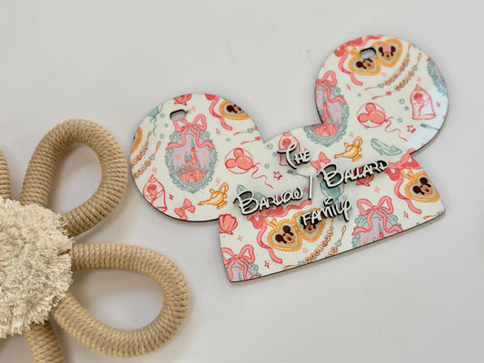 Disney Stroller Tag, Mouse Ears Stroller Tag | Personalized