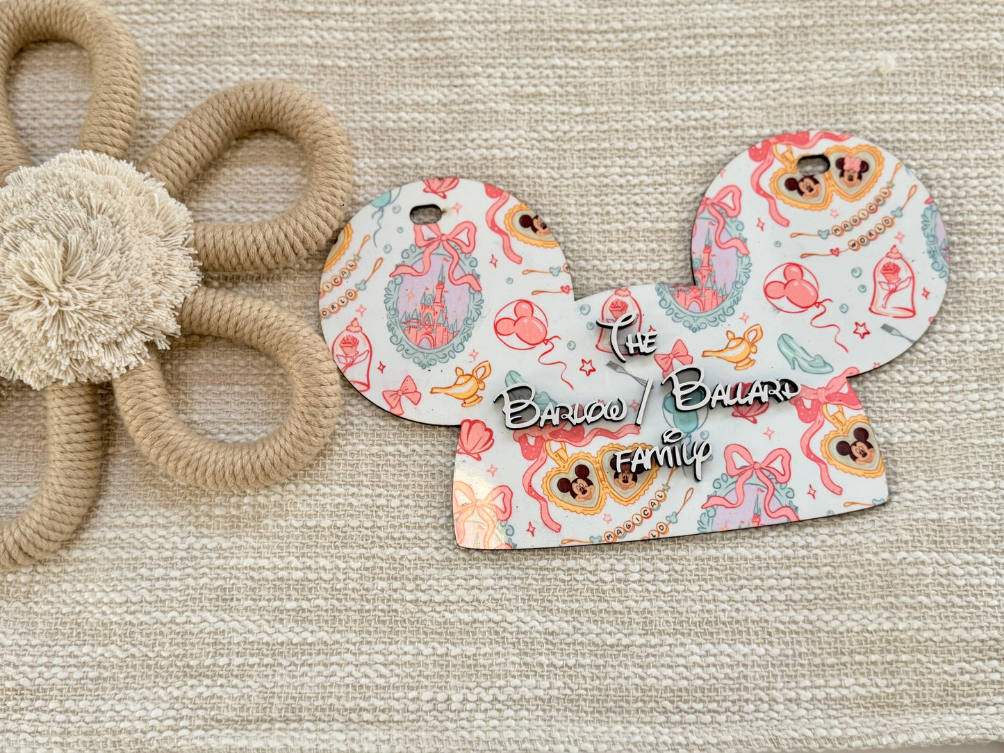 Disney Stroller Tag, Mouse Ears Stroller Tag | Personalized