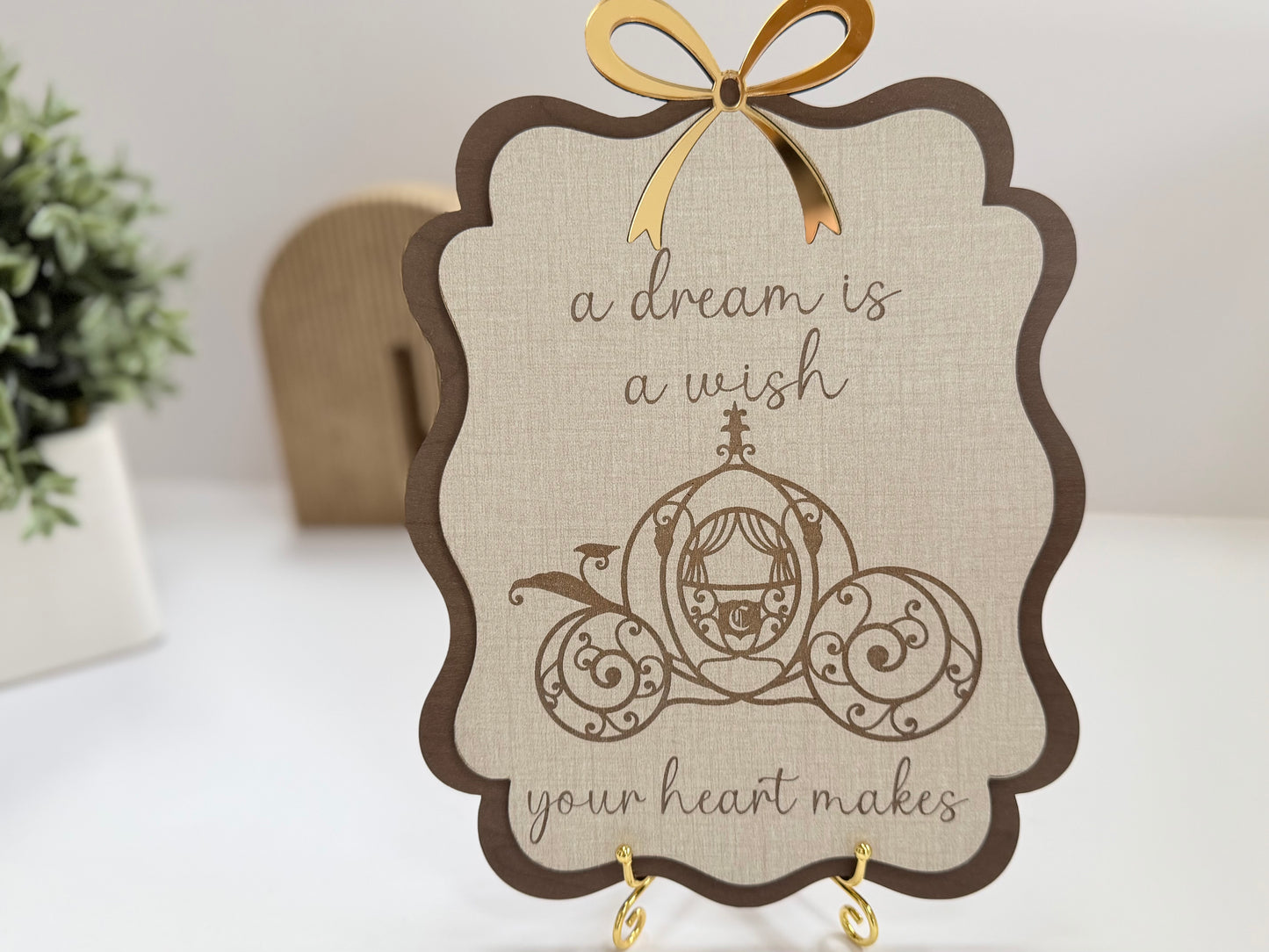 “A dream is a wish your heart makes…”