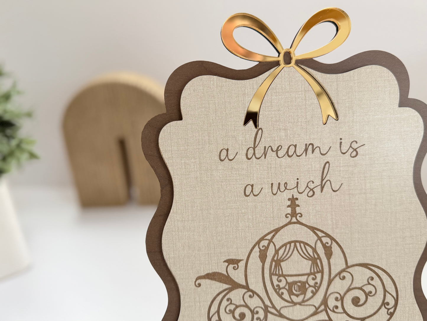 “A dream is a wish your heart makes…”
