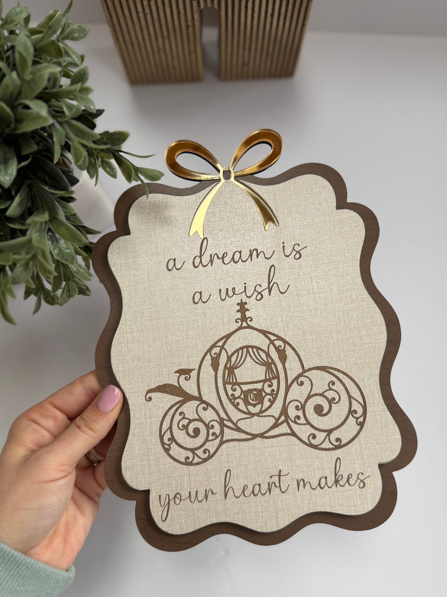 “A dream is a wish your heart makes…”