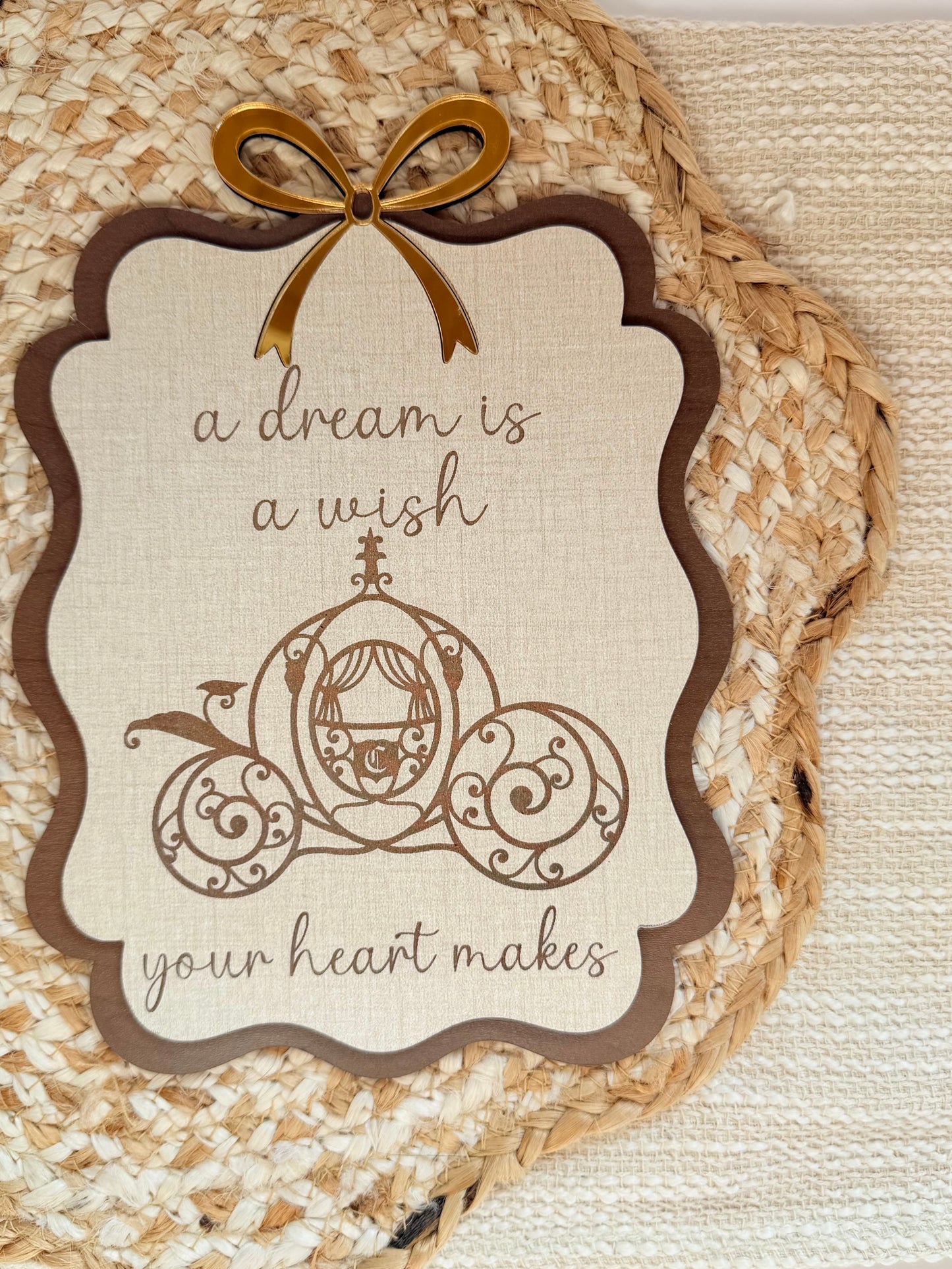 “A dream is a wish your heart makes…”