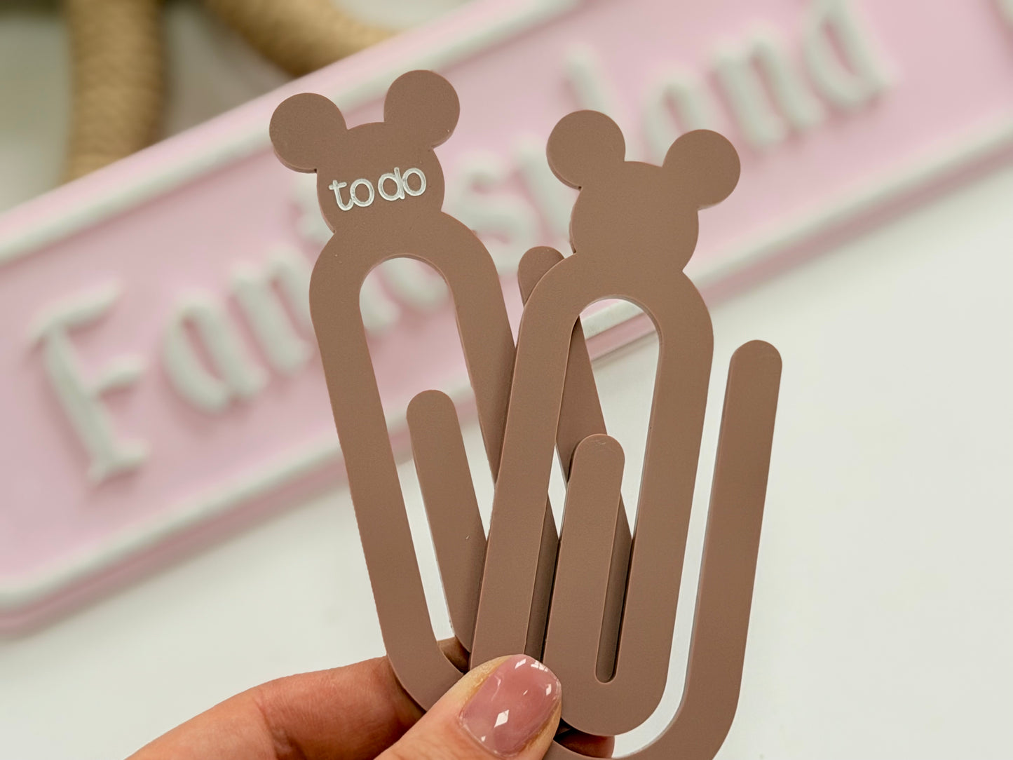 Jumbo Paperclips | Mickey Bookmarks | Planner, Notebook, Disney Aesthetic | Office Accessories (Set of 2)