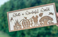 “What a Wonderful World" Disney Park Icons Skyline Wooden Inspired Home Decor