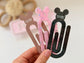 Jumbo Paperclips | Mickey Bookmarks | Planner, Notebook, Disney Aesthetic | Office Accessories (Set of 2)