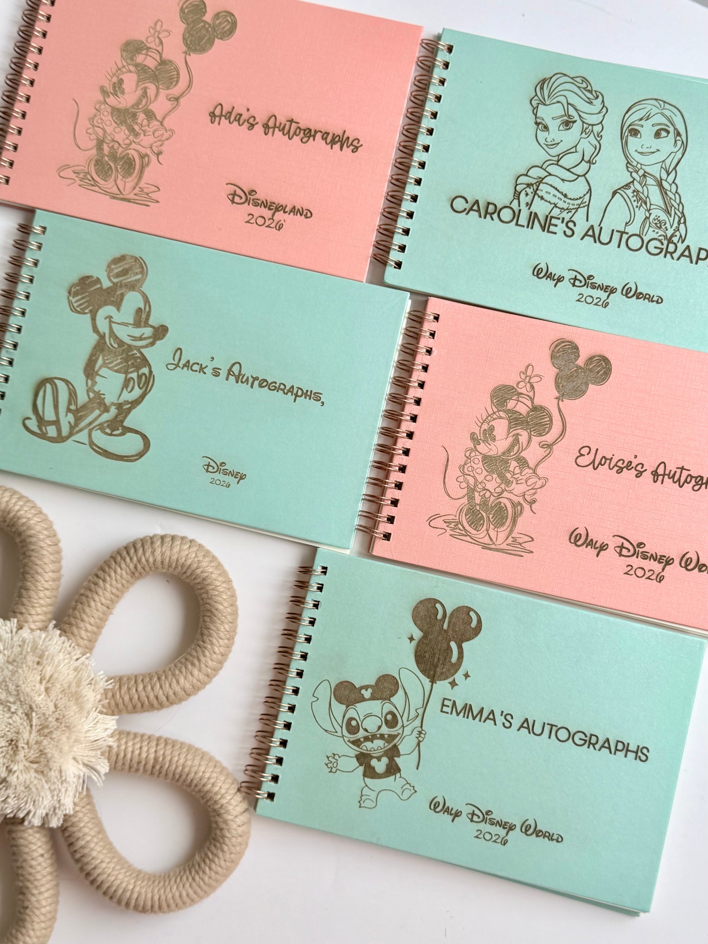 Personalized Character Autograph Book