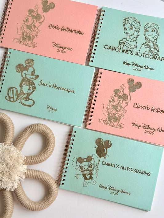 Personalized Character Autograph Book