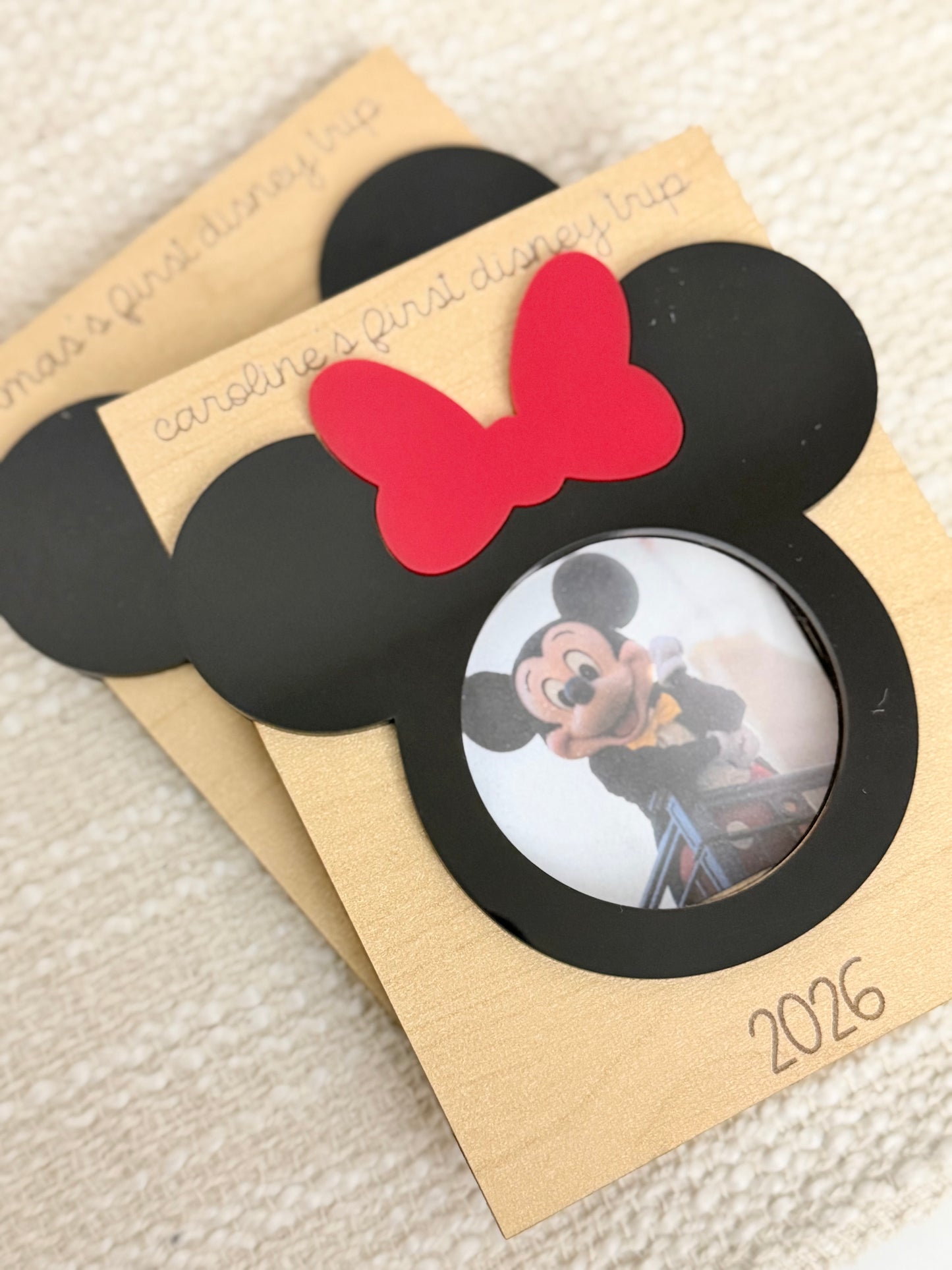 Mini Magnetic Mouse Frame - my first trip - Personalizable