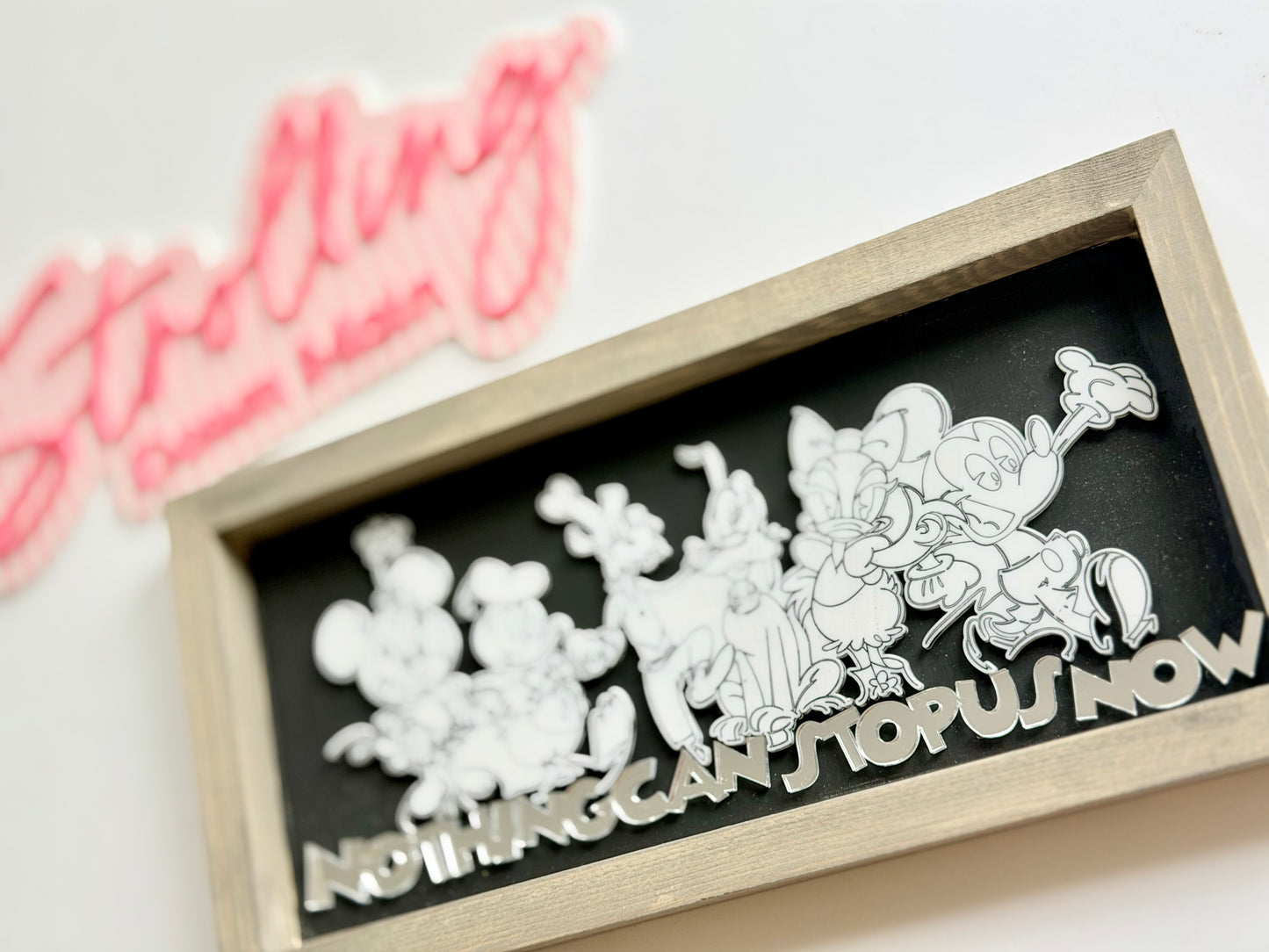 Runaway Railway Sign – “Nothing Can Stop Us Now”