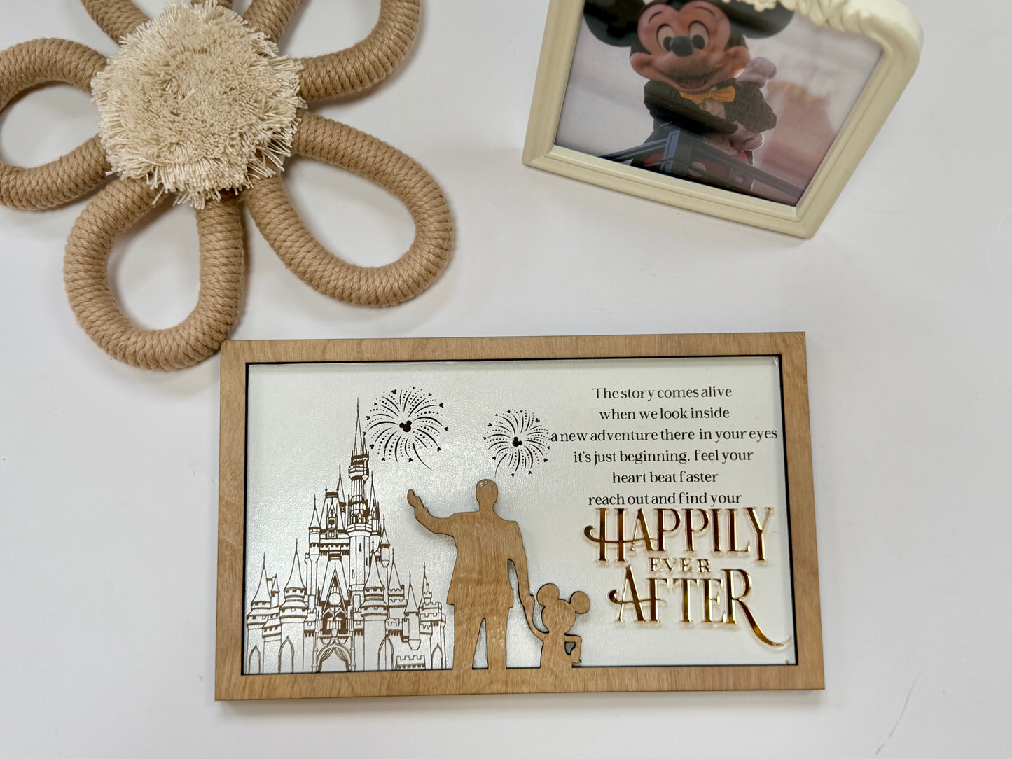 Happily Ever After Wood Sign