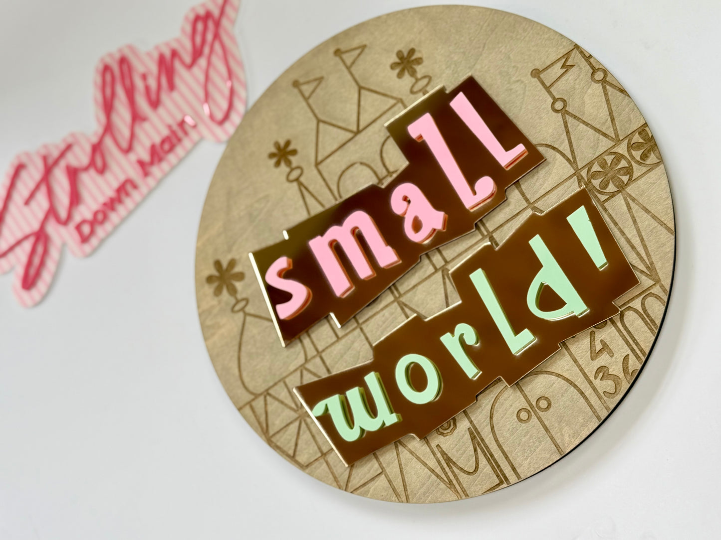 It's a Small World Decor