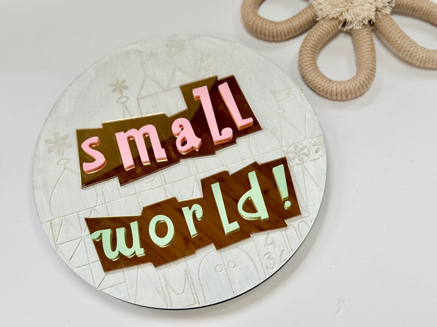 It's a Small World Decor