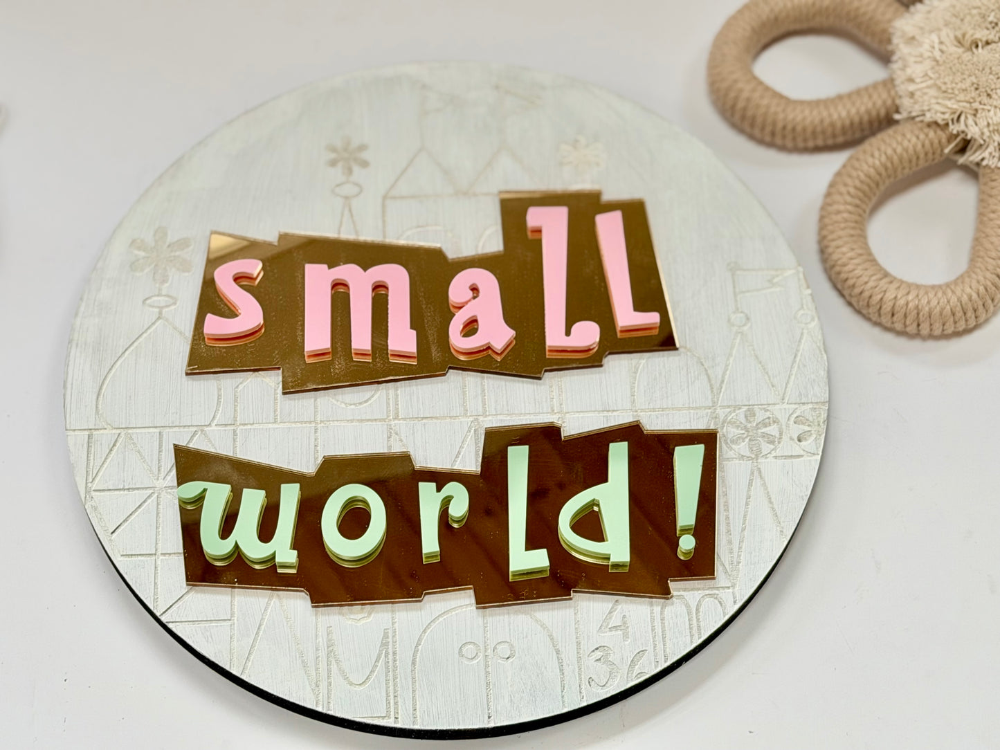 It's a Small World Decor