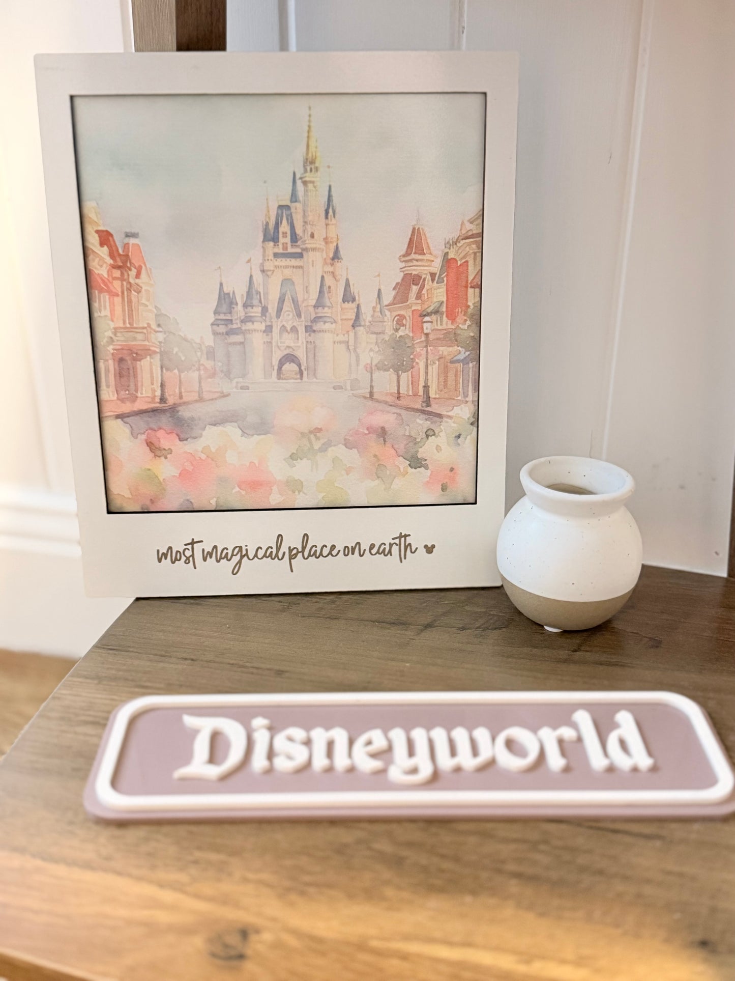 Castle Watercolor Wall Art