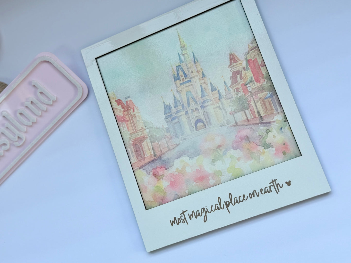 Castle Watercolor Wall Art