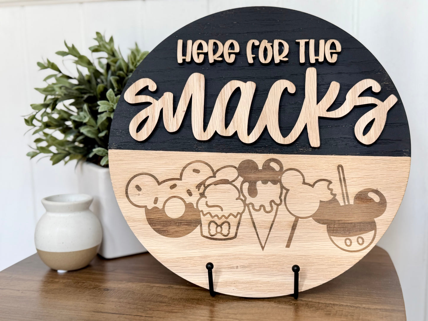 Here for the snacks