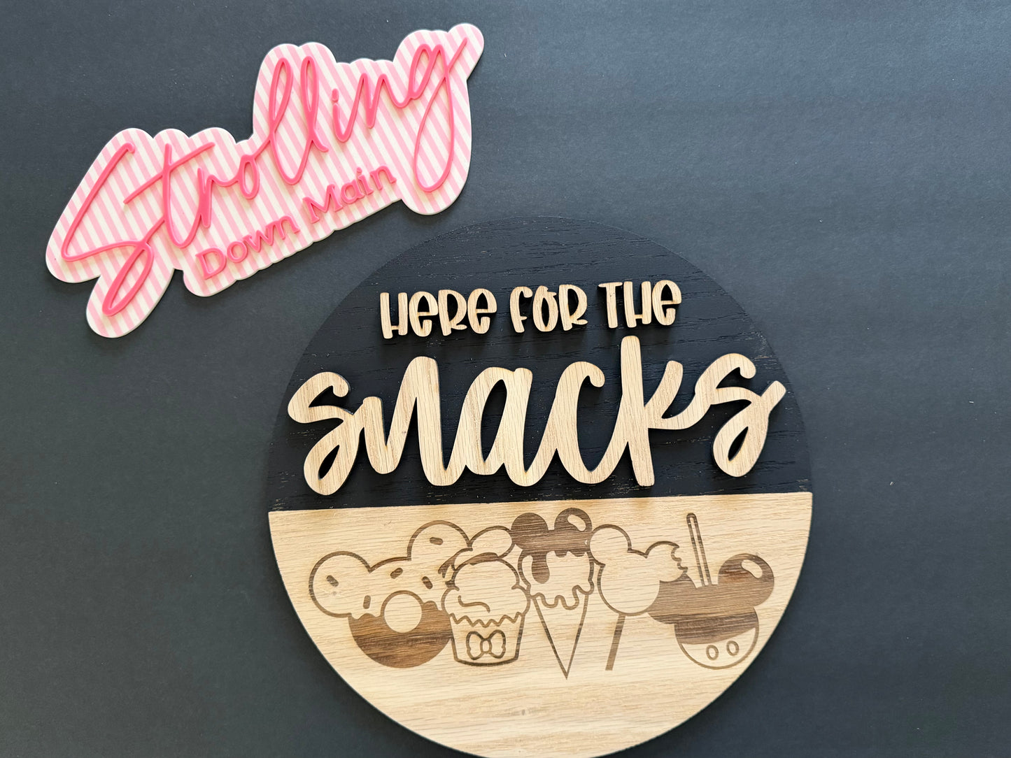 Here for the snacks