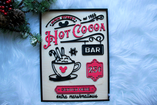 Hot Chocolate Bar Sign